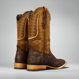 Men's "The Gambler" Square Toe Cowboy Boot