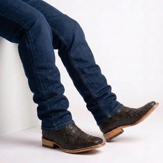 Men's "The Gambler" Square Toe Cowboy Boot