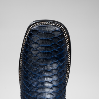 Men's Python Square Toe Ankle Boot