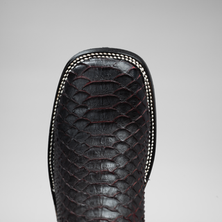 Men's Python Square Toe Ankle Boot