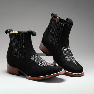 Women's 723 Nobuck Square Toe Ankle Boots