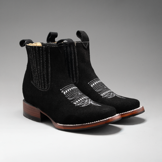 Women's 723 Nobuck Square Toe Ankle Boots