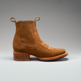 Women's 723 Nobuck Square Toe Ankle Boots