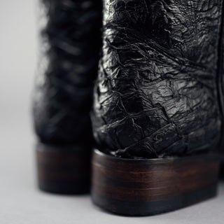 Men's Pirarucu Monster Fish Original Exotic Square Toe Cowboy Boot