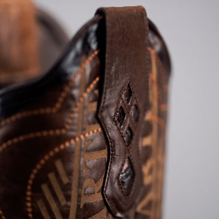 Men's Pirarucu Monster Fish Original Exotic Square Toe Cowboy Boot
