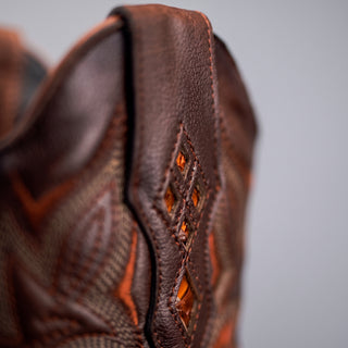 Men's Pirarucu Monster Fish Original Exotic Square Toe Cowboy Boot