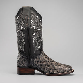 Men's Pirarucu Monster Fish Original Exotic Square Toe Cowboy Boot