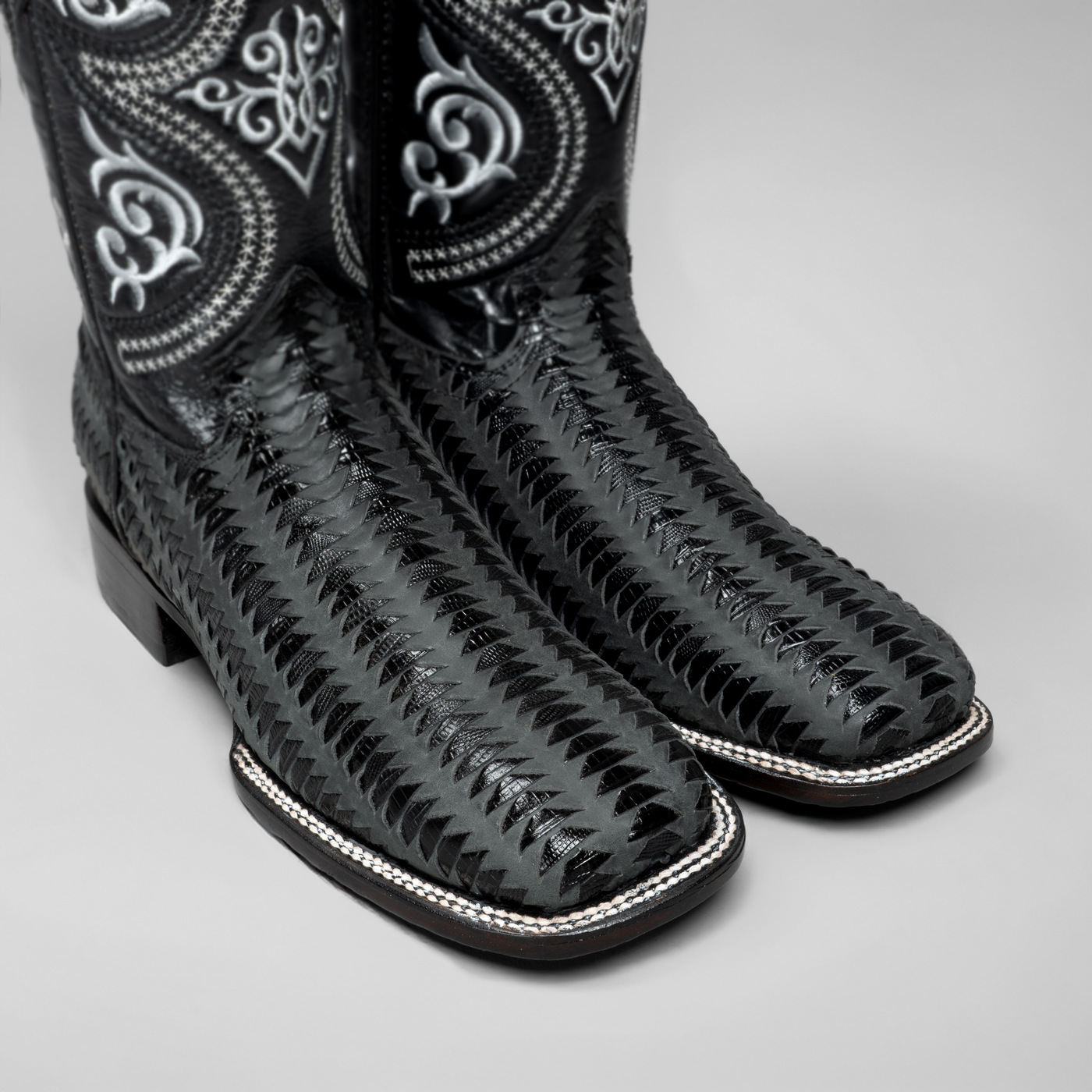 FINAL SALE | Men's Braided Square Toe Cowboy Boots – Joe Boots