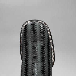 Men's Braided Square Toe Cowboy Boots