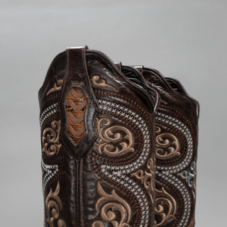 Men's Braided Square Toe Cowboy Boots