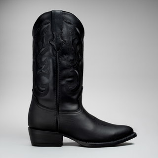 Men's Classic Full Leather J Toe Cowboy Boot