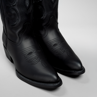 Men's Classic Full Leather J Toe Cowboy Boot