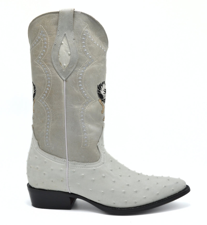 Load image into Gallery viewer, JB901 Bone Men&#39;s Western Boots: J Toe Cowboy boots in Genuine Leather
