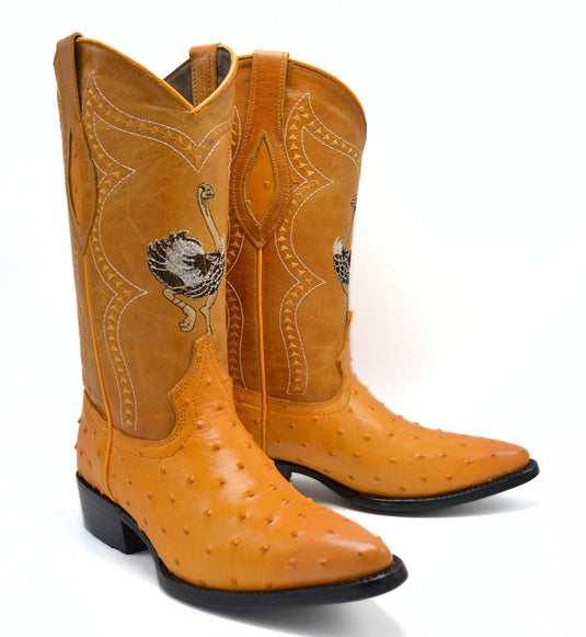 Combo JB901 Buttercup Combo Men's Western Boots: J Toe Cowboy boots in Genuine Leather 001 Butter  Belt