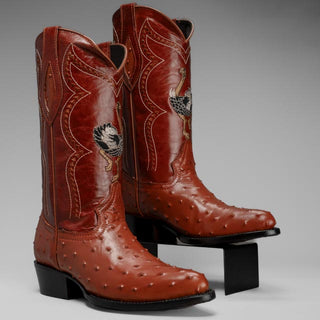 Men's Ostrich J Toe Cowboy Boot