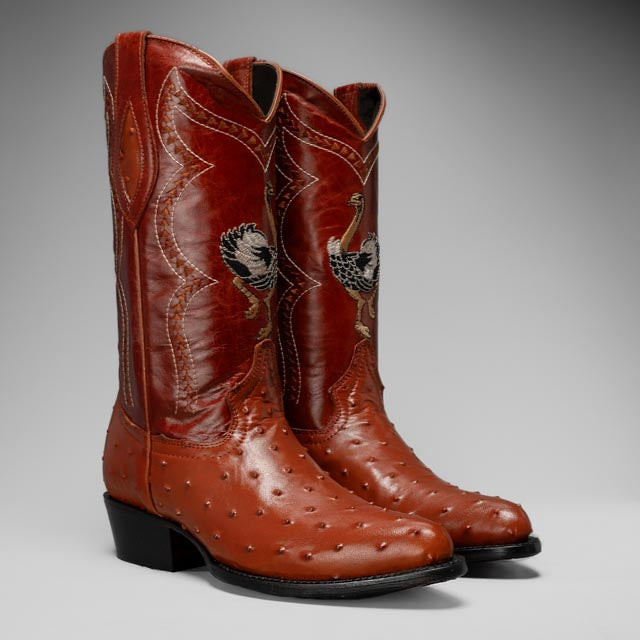 Men's Ostrich J Toe Cowboy Boots and Belt Combo – Joe Boots