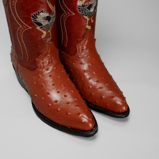 Men's Ostrich J Toe Cowboy Boot