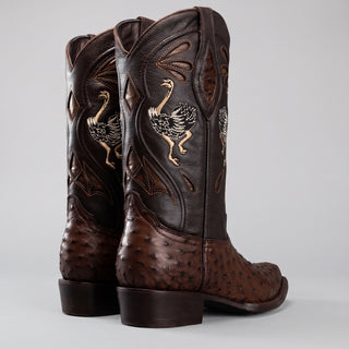 Men's Ostrich Original Exotic J Toe Cowboy Boot