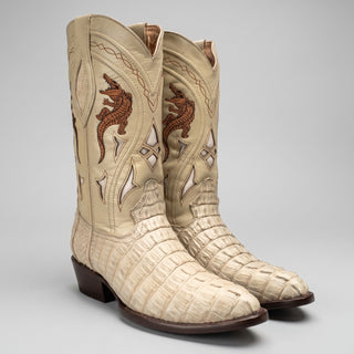 Men's Caiman Original Exotic J Toe Cowboy Boot