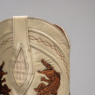Men's Caiman Original Exotic J Toe Cowboy Boot