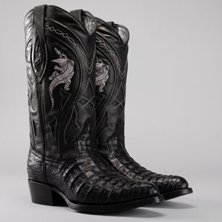 Men's Caiman Original Exotic J Toe Cowboy Boot