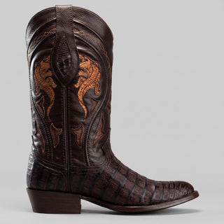 Men's Caiman Original Exotic J Toe Cowboy Boot