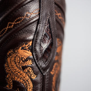 Men's Caiman Original Exotic J Toe Cowboy Boot