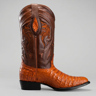 Men's Caiman Original Exotic J Toe Cowboy Boot