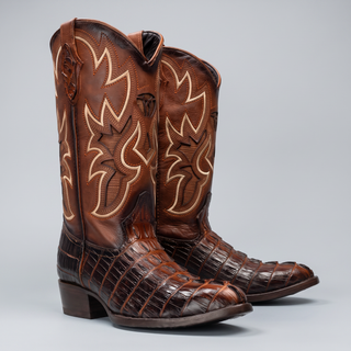 Men's Caiman J Toe Cowboy Boot
