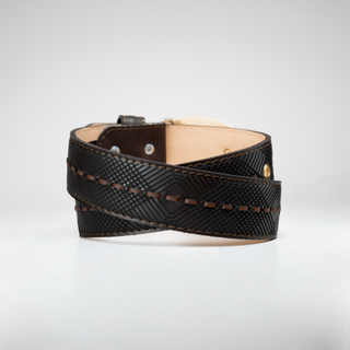 Men's Lazer Leather Formal Cowboy Belt