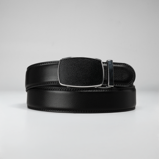Men's Adjustable Plain Leather Formal Belt
