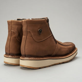 Men's Python Square Toe Casual Ankle Boot