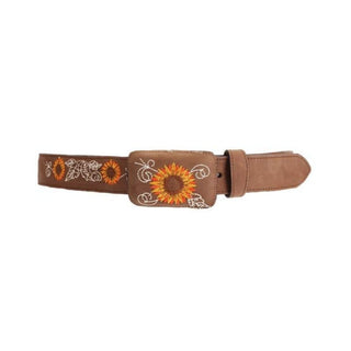 JB15-05 Chocolate Sunflower Women Belt