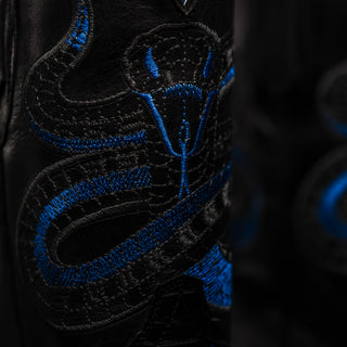 Men's VIPER Python Square Toe Cowboy Boots and Belt Combo