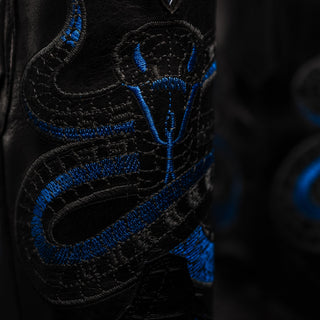 Midnight boot and belt combo
