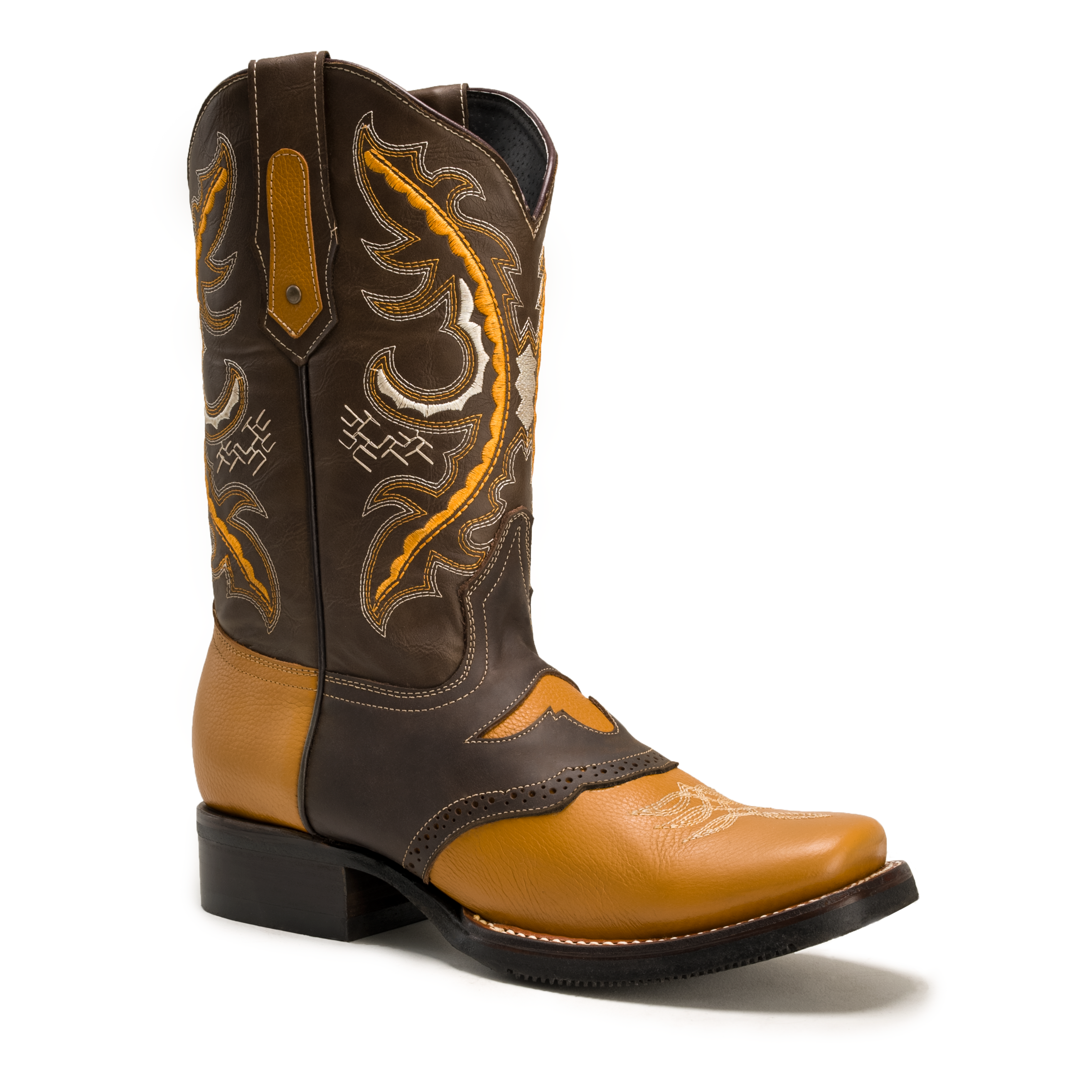FINAL SALE | Men's VE030 Torito Leather Square Toe Cowboy Boot FINAL SALE | Men's VE030 Torito Leather Square Toe Cowboy Boot