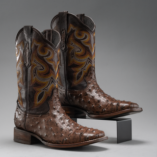 Brown boot and belt combo