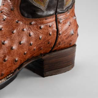 Cognac boot and belt combo
