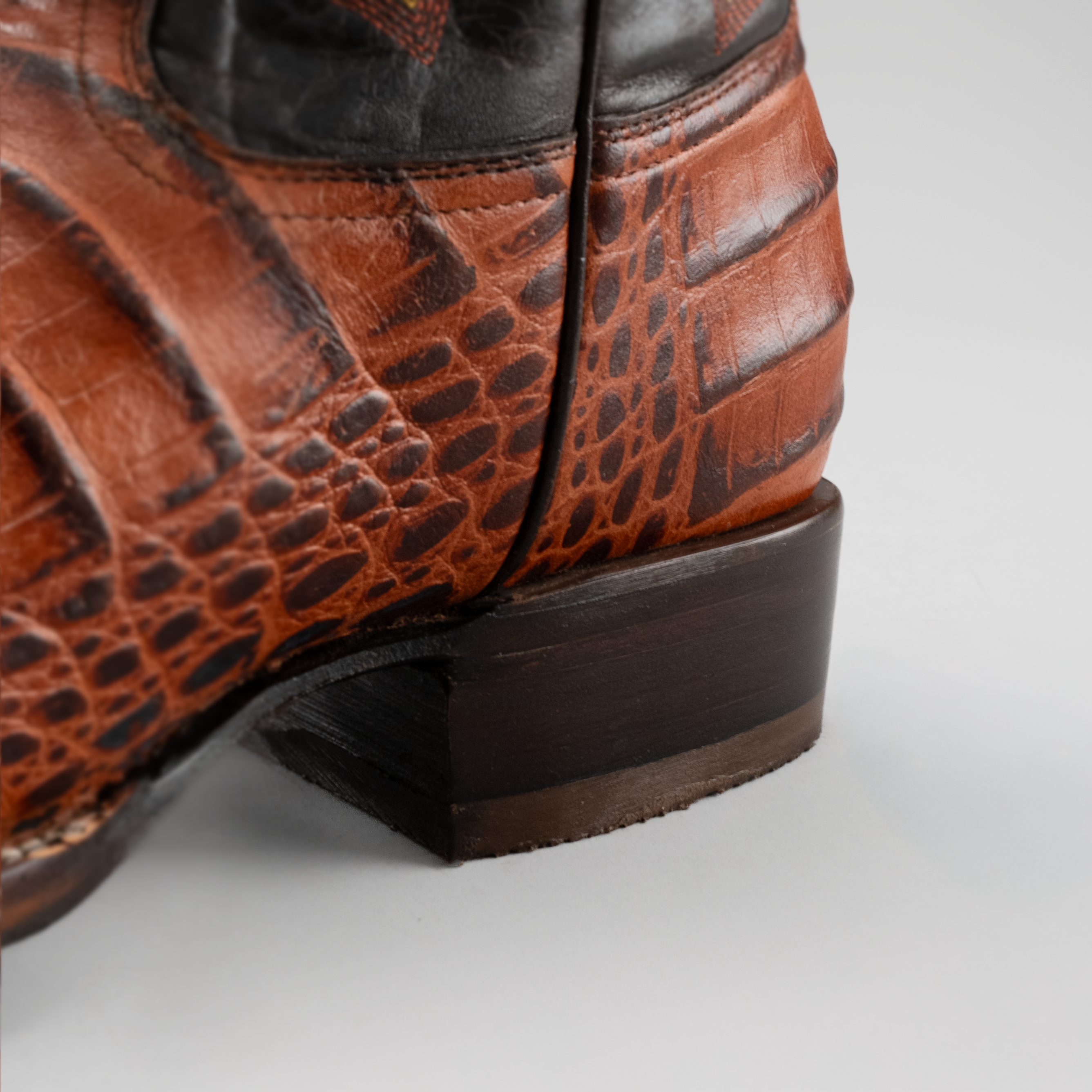 Men's Caiman Square Toe Cowboy Boots and Belt Combo Men's Caiman Square Toe Cowboy Boots and Belt Combo