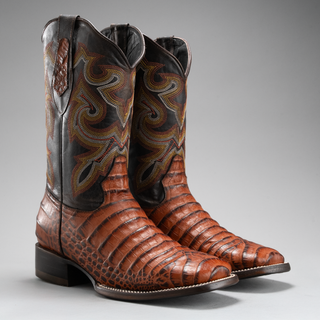 Cognac boot and belt combo