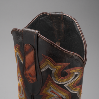 Cognac boot and belt combo