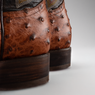 Cognac boot and belt combo