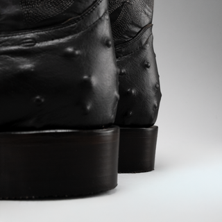 Black boot and belt combo
