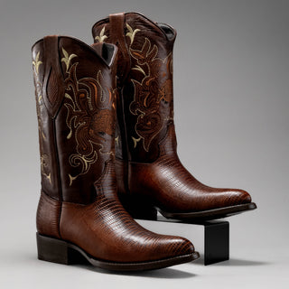 Men's Lizard Tribute J Toe Cowboy Boots
