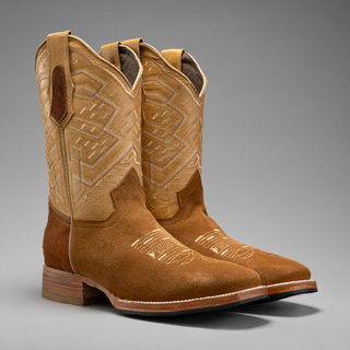 Men's 521 Nobuck and Hair Square Toe Cowboy Boots