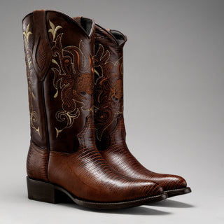 Men's Lizard Tribute J Toe Cowboy Boots