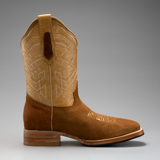 Men's 521 Nobuck and Hair Square Toe Cowboy Boots
