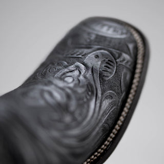 Men's 569 Sincelado Engraved Leather Square Toe Cowboy Boots