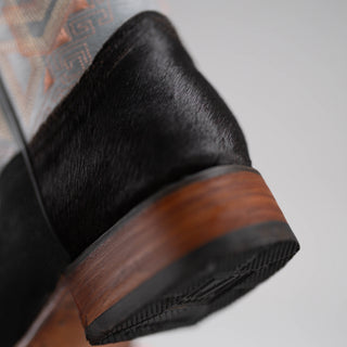 Men's 521 Nobuck and Hair Square Toe Cowboy Boots