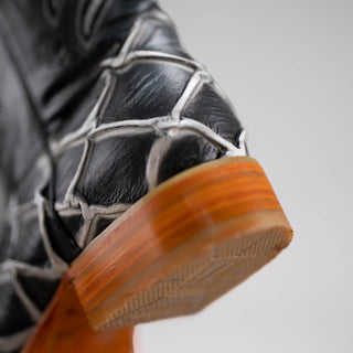 Men's Pirarucu Monster Fish Square Toe Cowboy Boots